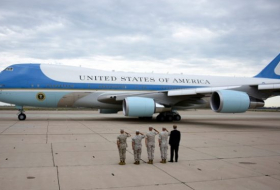 After his first ride on Air Force One Donald Trump did this-  VIDEO